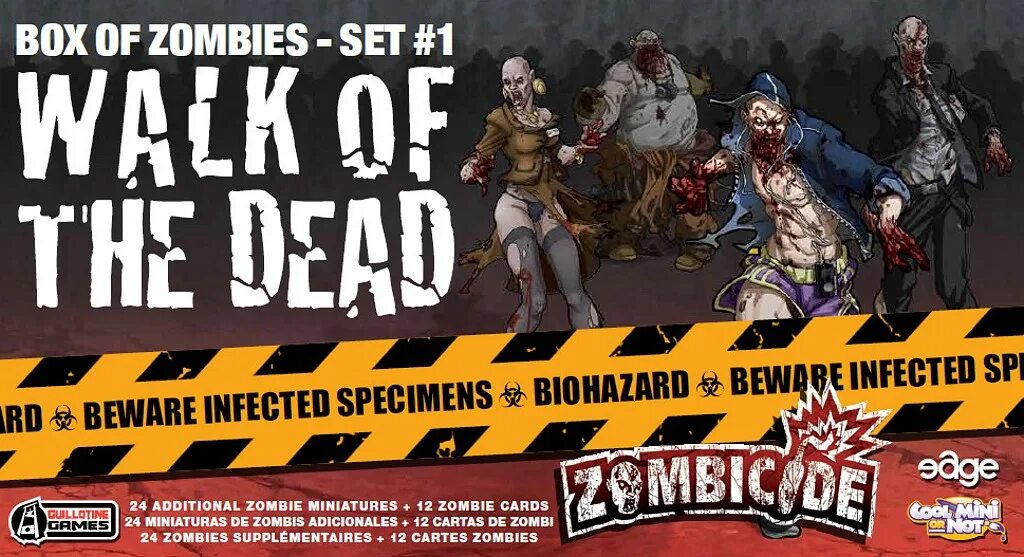 Zombicide Box of Zombies Set 1. Зомбицид Angry Zombie Set. Зомбицид ребут бокс.