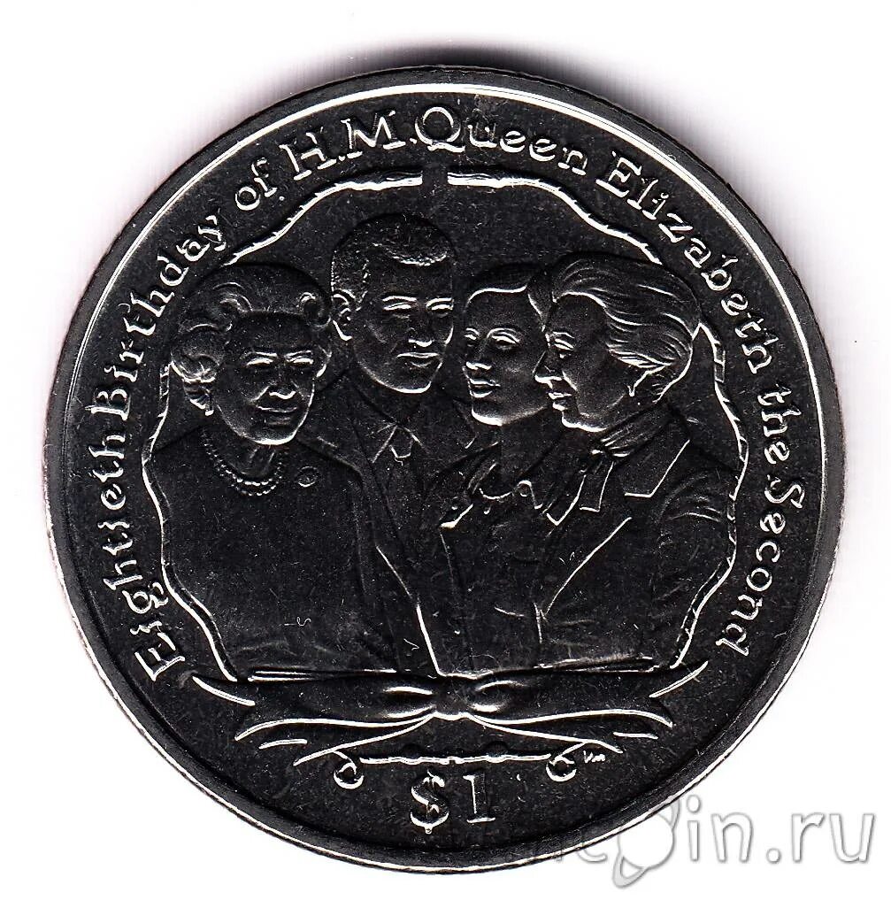 1 доллар 2006. Виргинские острова 1 доллар 2006. 1 Доллар 2006 Виргинские острова Георг v. 1 Доллар Виргинские острова.