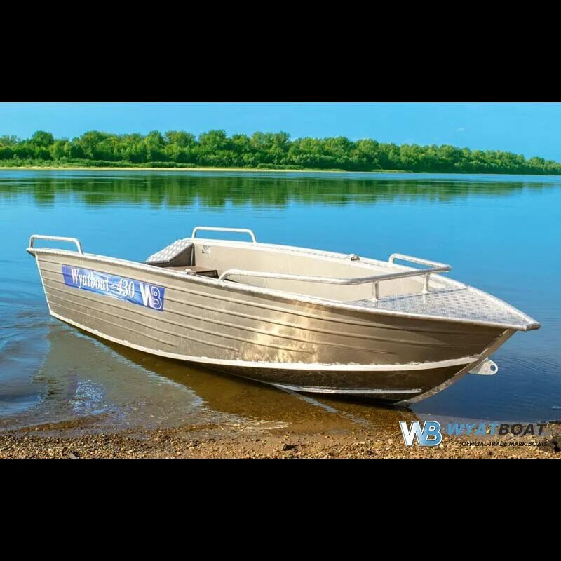 Лодка Wyatboat 430. Алюминиевая лодка Wyatboat 430. Вятбот 350. Алюминиевая лодка/катер Fort Boat 430. Алюминиевая моторная лодка купить