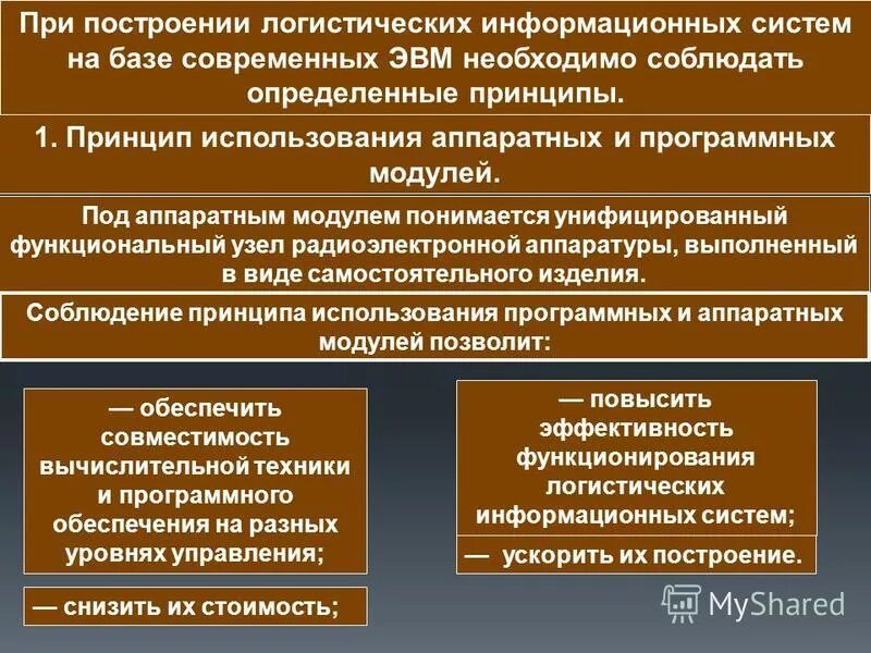 Принципов построения и функционирования системы. Принципы построения логистических систем.