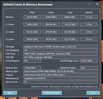 Memory benchmark