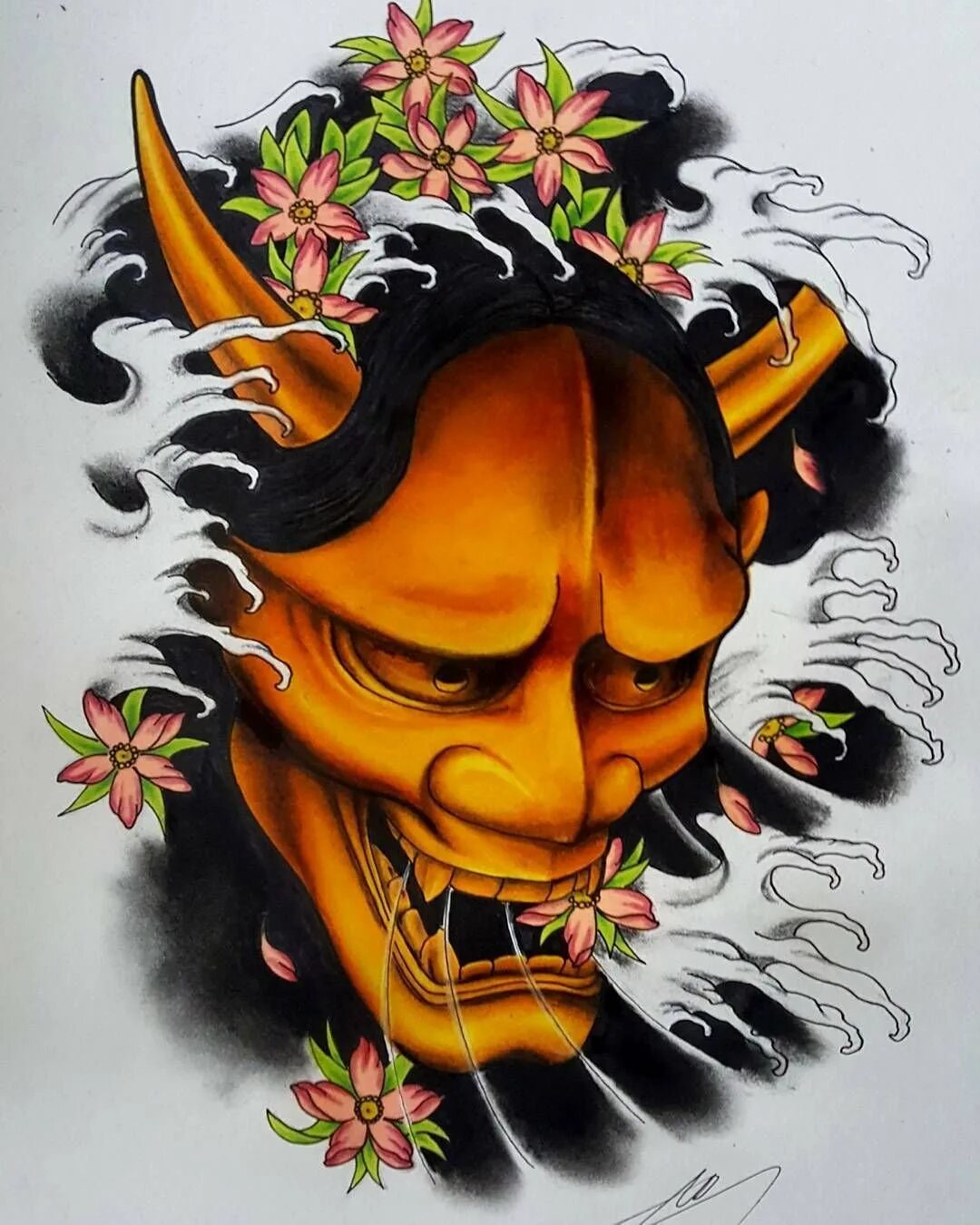 Ханья тату значение. Hannya демон тату. маска hannya демон. японский демон ханья. японская маска ханья.