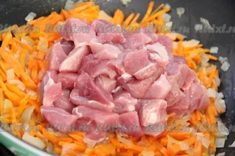 Рецепт рассыпчатого плова со свининой