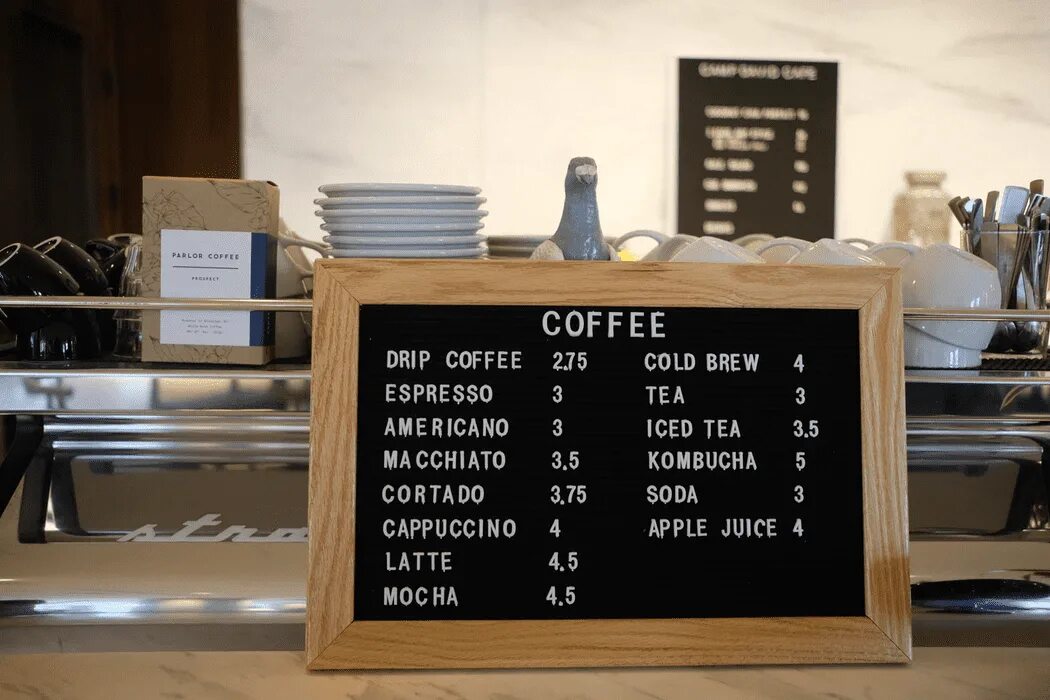 Menu store