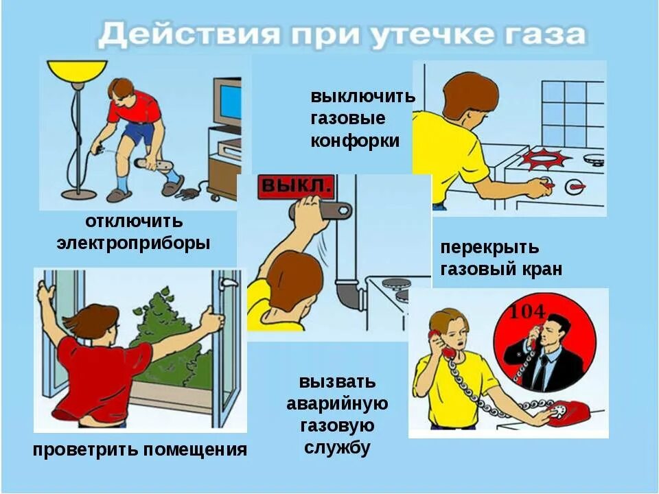 Где запрещается находиться после утечки. Алгоритм действий при обнаружении утечки бытового газа:. памятка при утечке газа. памятка при утечке бытового газа. правила поведения при утечке газа для детей.