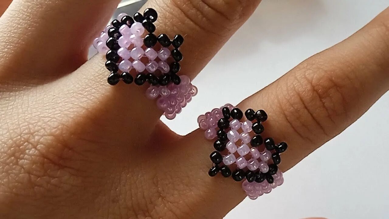 Кольцо из бисера с сердечком для начинающих. Кольцо из бисера с сердечком для начинающих