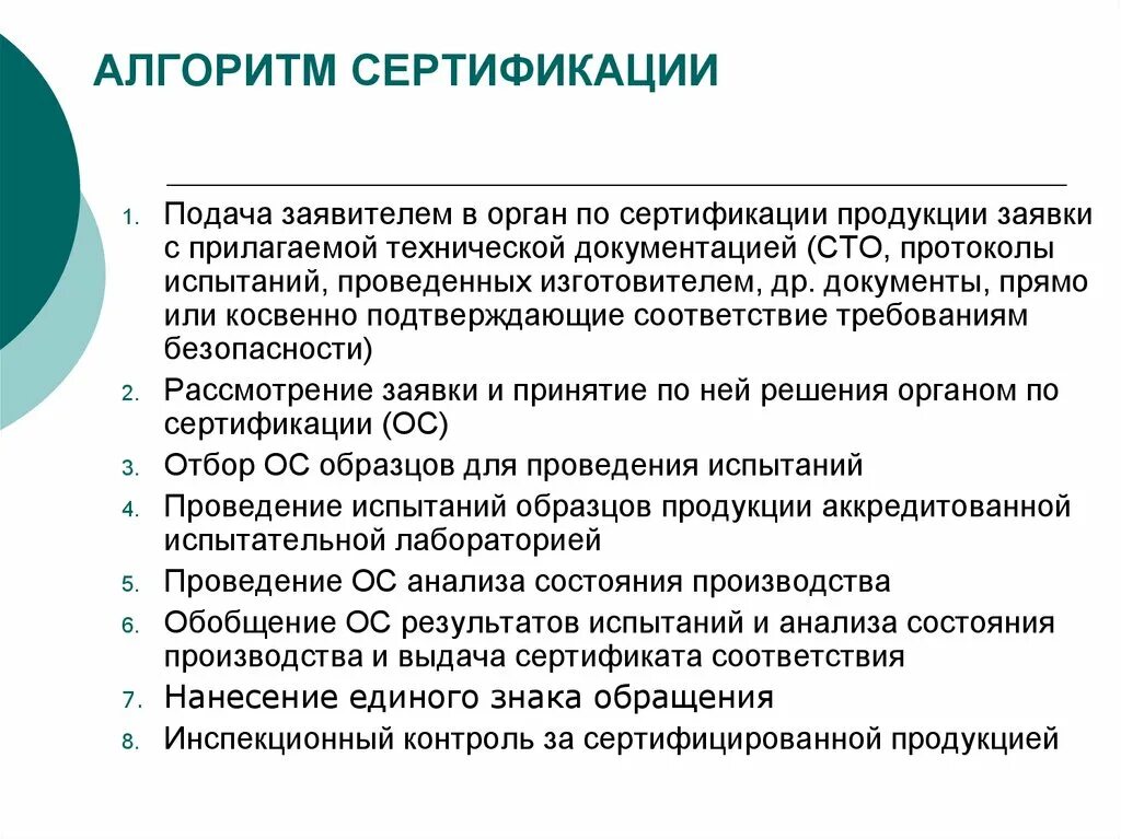 Организация проведения сертификации. Алгоритм подтверждения соответствия добровольной сертификации. Порядок проведения сертификации продукции схема. Последовательность процедур сертификации. Этапы процесса сертификации продукции.