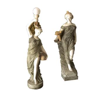 Female garden statues