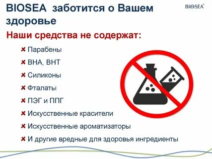 Силиконы парабены