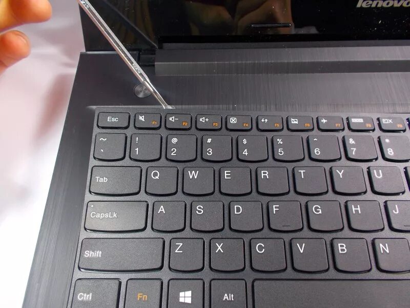 Как снимать с ноутбука леново