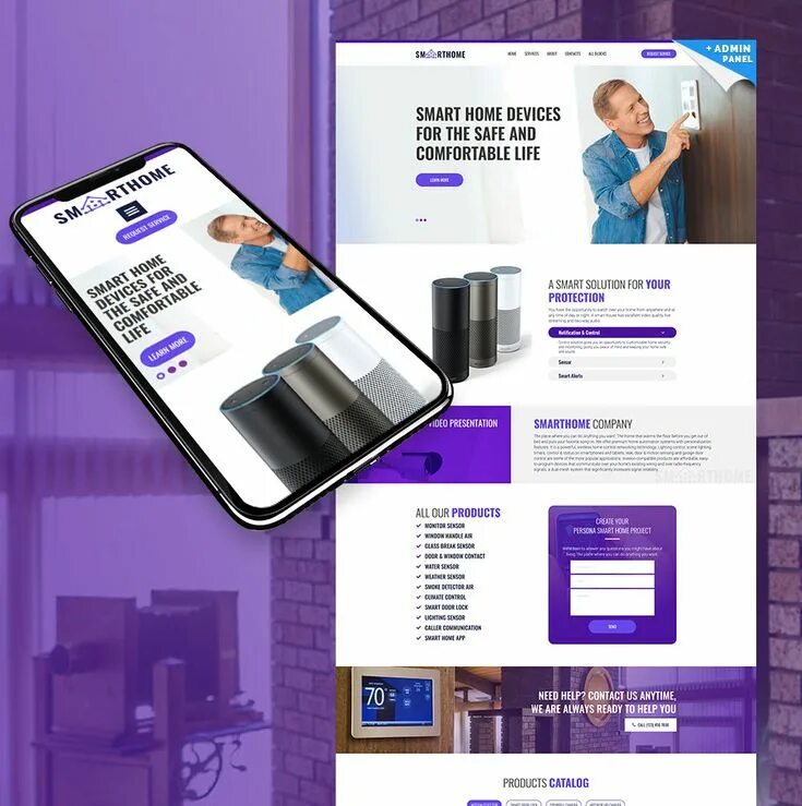 Smart page. Умный дом лендинг. Умный дом landing Page. Лендинг пейдж шаблоны. Лендинг TEMPLATEMONSTER.