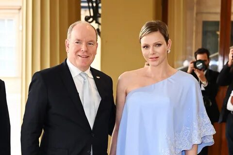 Princess Charlene and her husband, Prince Albert of Monaco