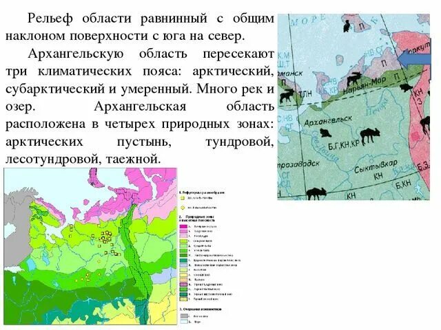 Между какими зонами расположена