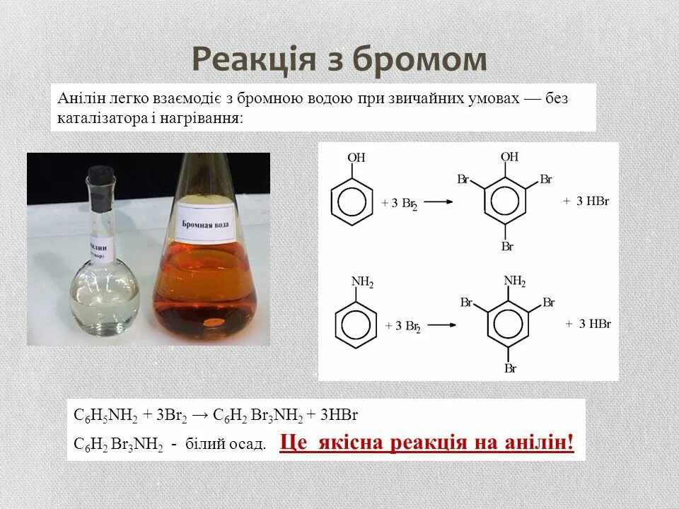 Толуол реагирует с бромной водой. C6h5nh2 br. C6h5nh2 c6h2br3nh2. C6h3br3. C6h5+br2.