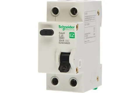 Дифавтомат EASY 9 1п+N С 25A 30mA AC 4.5кА Systeme Electric EZ9D34625.