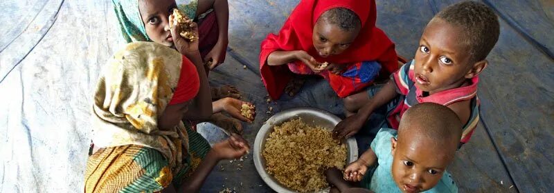 Голодающие африканские дети. Проблема голода в мире