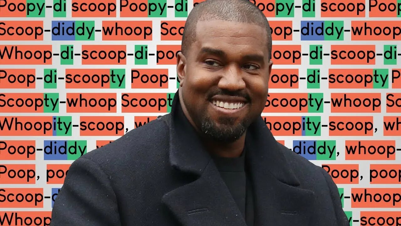 Kanye West poop-di scoopty. Rhyme Highlights Kanye.