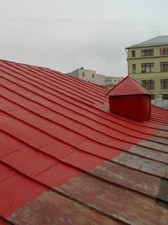 Крашеная кровля