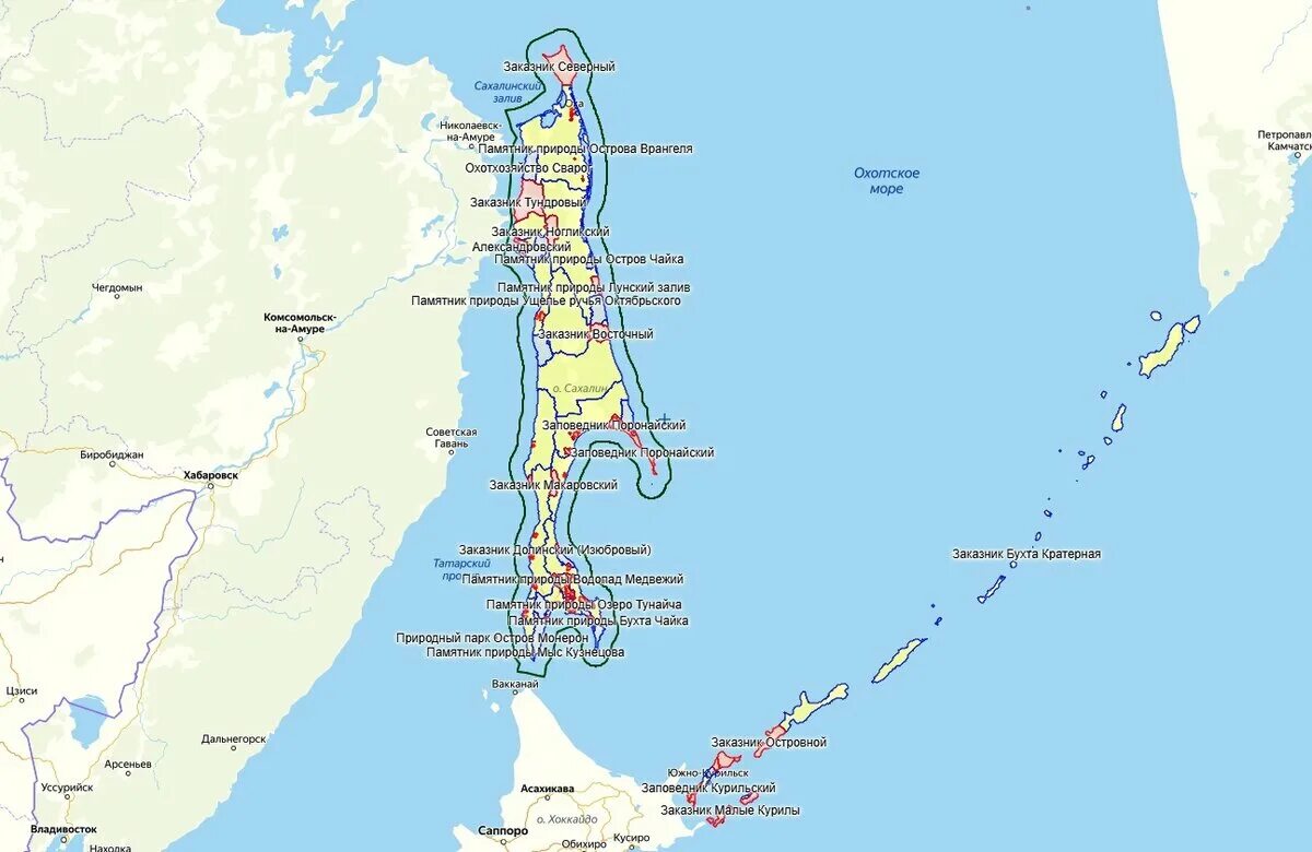 Карта сахалина заливы. Остров Сахалин на карте. Сахалинская область на карте. Карта Сахалина с населенными пунктами. Карта острова Сахалин карта острова Сахалин.