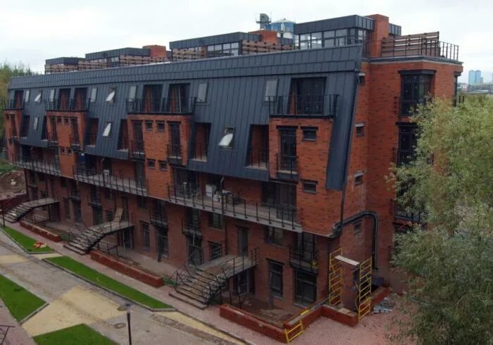 Фото и ход строительства многофункционального комплекса "Loft River" (МФК "Лофт 