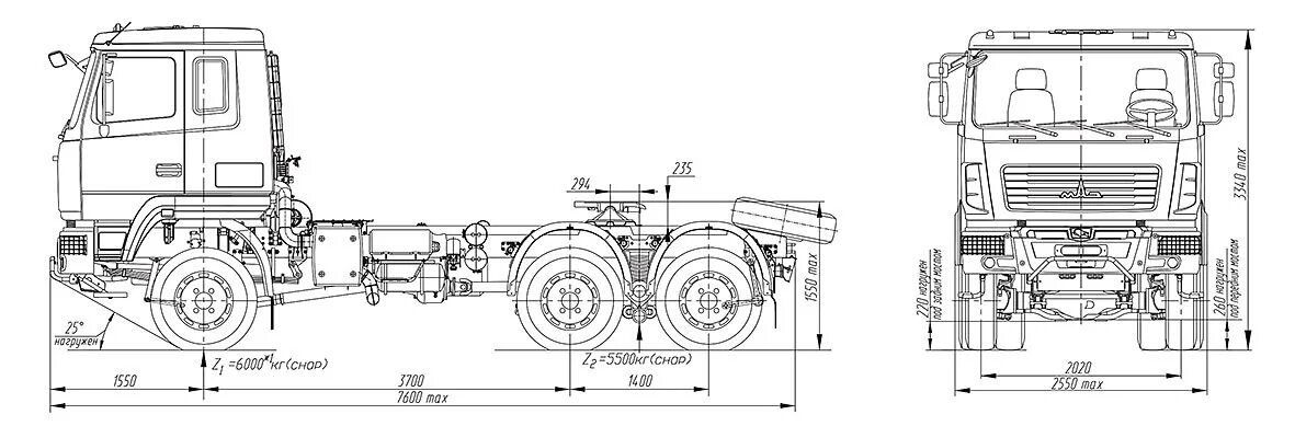 Маз расстояние. МАЗ 6430 чертеж. МАЗ 6х6 седельный тягач габариты. Габариты МАЗ 6430. МАЗ 643228 Размеры.