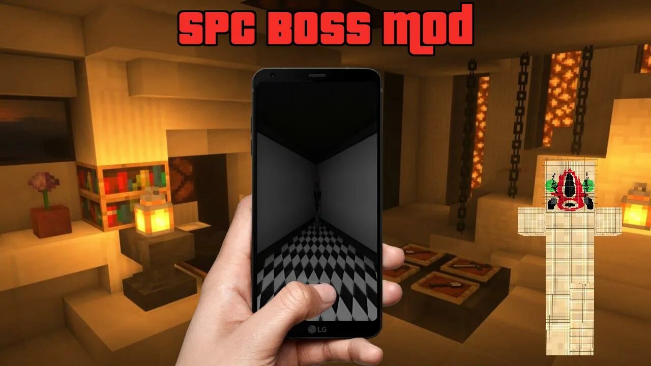 Мод на босса на андроид майнкрафт. SPC мод для майнкрафт. Моб босс ромб. Minecraft Believer Boss.