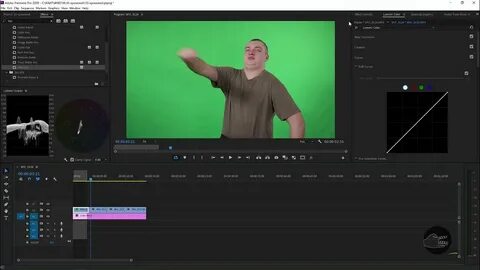 Убрать хромакей в premiere pro