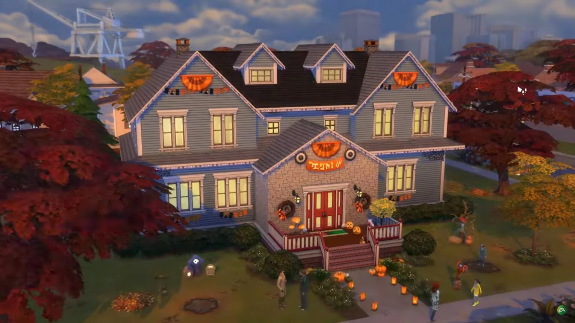 Симс 4 дополнение времена года. The sims 4. the sims 4 seasons. the sims 4. времена года. симс 4 трейлер дом.