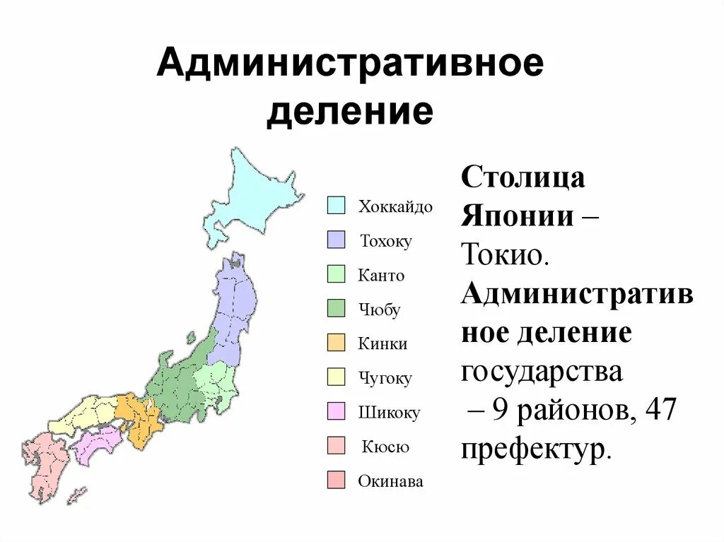 Области японии