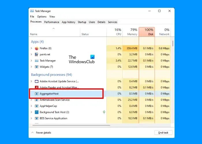 Aggregator host. Exe. aggregatorhost.exe. aggregatorhost что это за процесс.