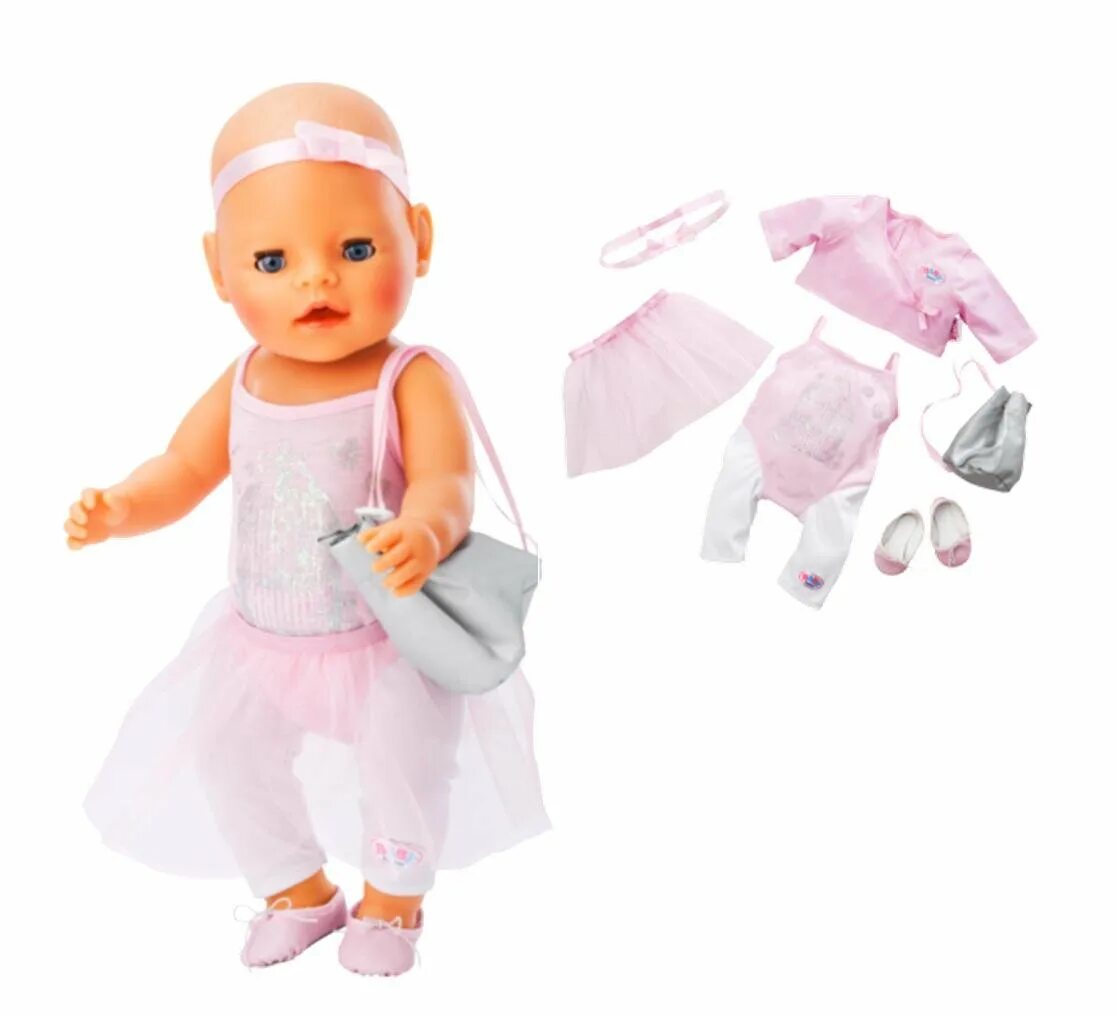 Большая кукла беби. Беби борн балерина. беби борн балерина zapf creation. baby born (бэби бон) комплект повара. одежда для кукол 120281 бэби берн.