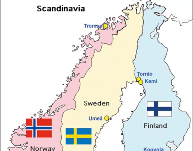 Норвегия Швеция Финляндия на карте. Швеция Норвегия Финляндия полуостров. Норвегия и Швеция на карте. Какая страна не является королевством