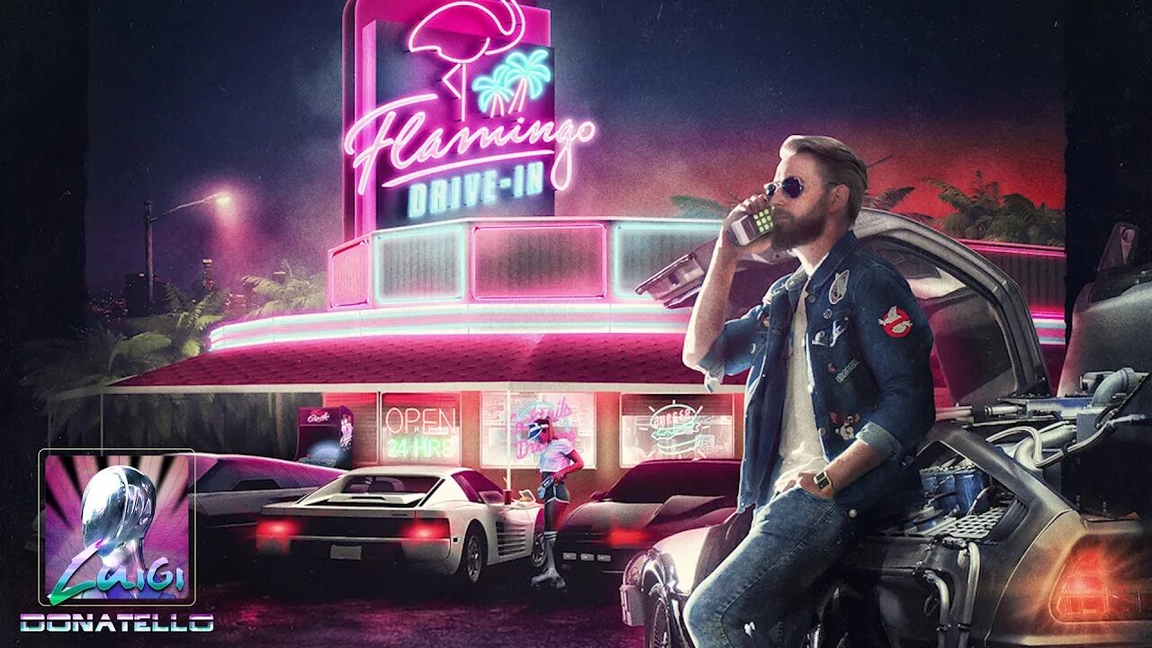 Drive theme. Quixotic moon. quixotic — flamingo drive-in. m o o n quixotic. quixotic - palms.