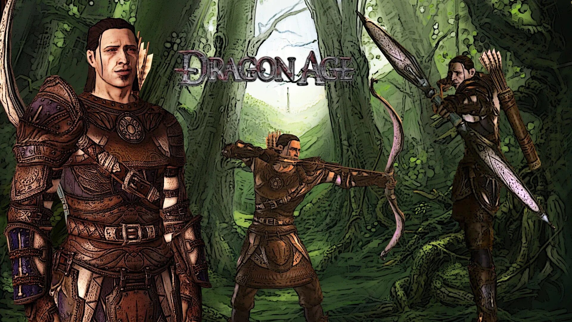 Воин dao. Драгон эйдж ориджинс лучник. Dragon age Origins лучник. Разбойник лучник Dragon age.