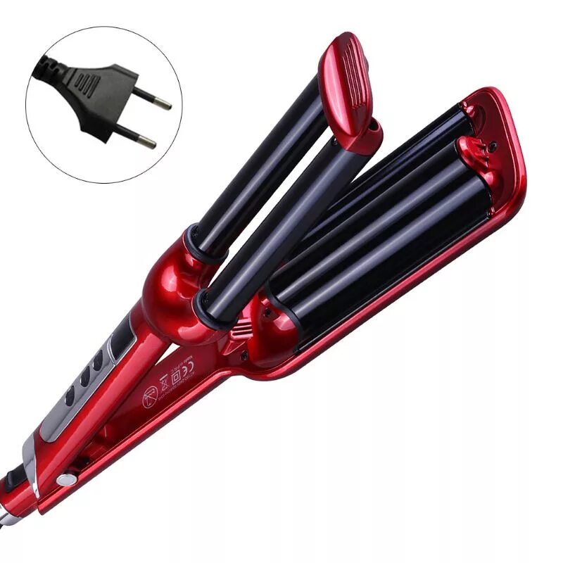 Плойка для волос Hairway professional Pro Deep Wave and Curling Iron. Styler hair Waver styling Tools hair Curlers Electric Curling. Щипцы для завивки Pioneer тройная волна HS-10111. Professional hair Styler Gold collection тройная плойка. Щипцы для завивки тройная волна