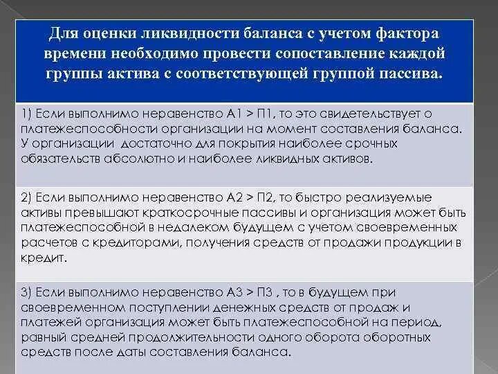 Обязательства превышают активы. Неравенства ликвидности баланса. Ликвидный баланс условия. Неравенства ликвидного баланса. Оценка ликвидности баланса.