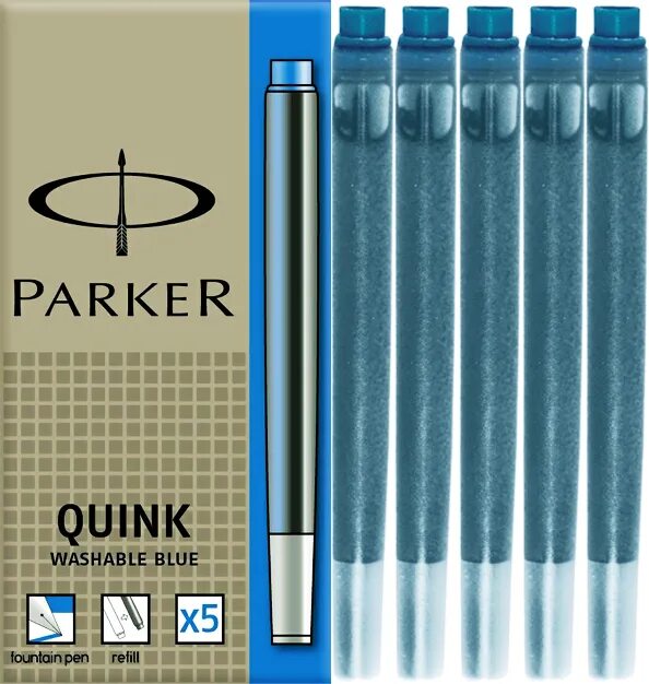 Картридж для ручки паркер. Картридж для перьевой ручки Parker Quink z11 Washable (5 шт.) Черный/синий. Картриджи для перьевых ручек Parker. Паркер картридж для перьевой ручки. Картридж чернильный "Parker".