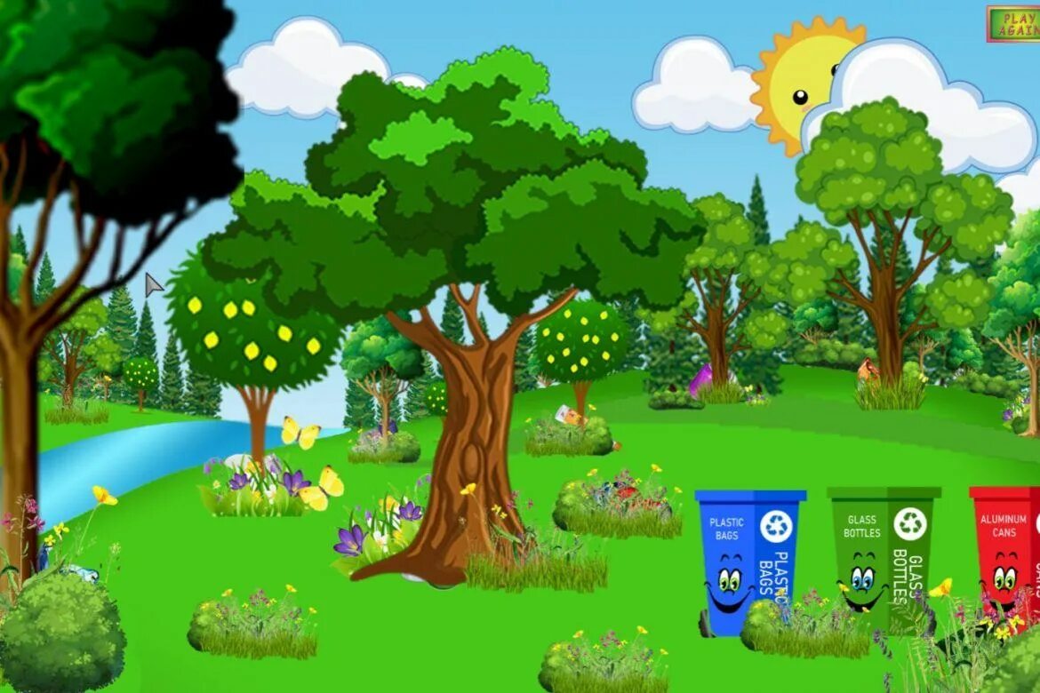 Clean environment. Cartoon environment. environment for kids. environment picture for kids.