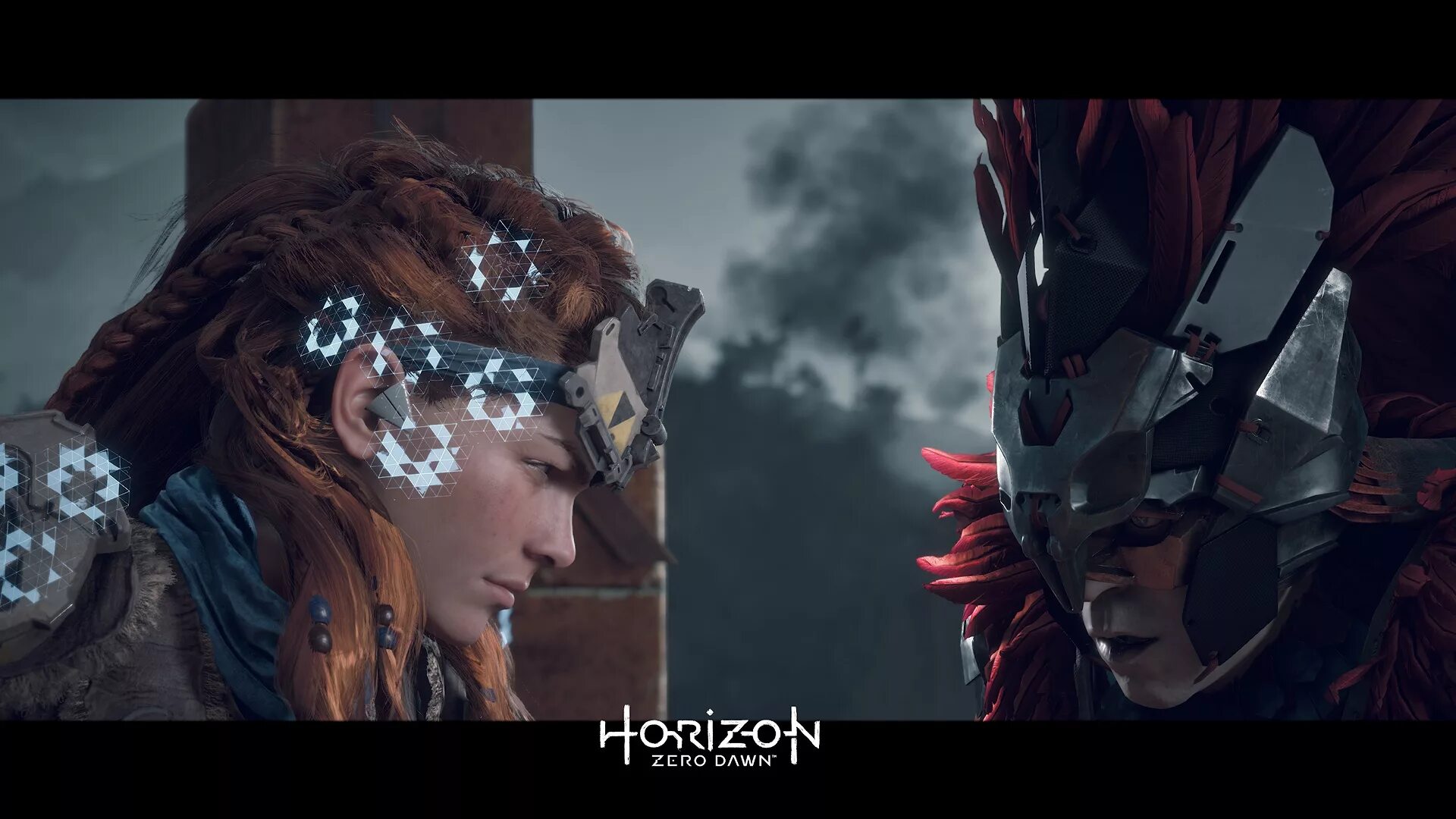 Zero dawn прохождение. Хорайзон зеро давн аид. гелис хорайзон. аид horizon zero. аид horizon zero down.