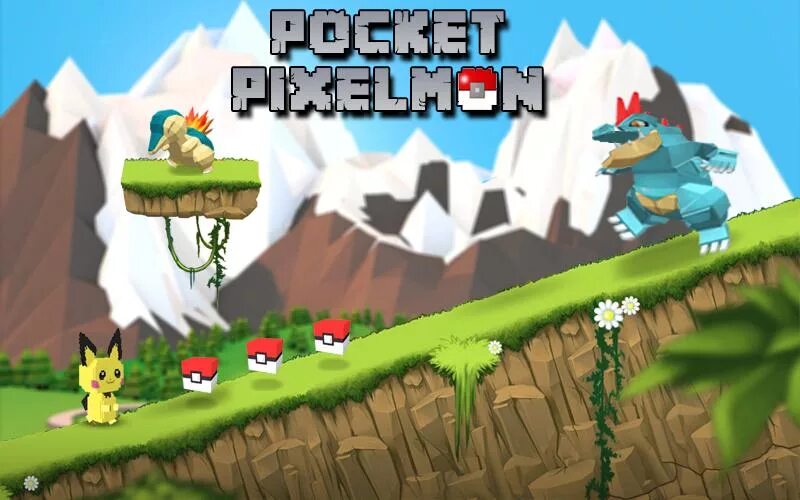 Pocket Hunt Pixelmon. Лаунчер пиксельмон играть только в 2. Train Pocket Monster.