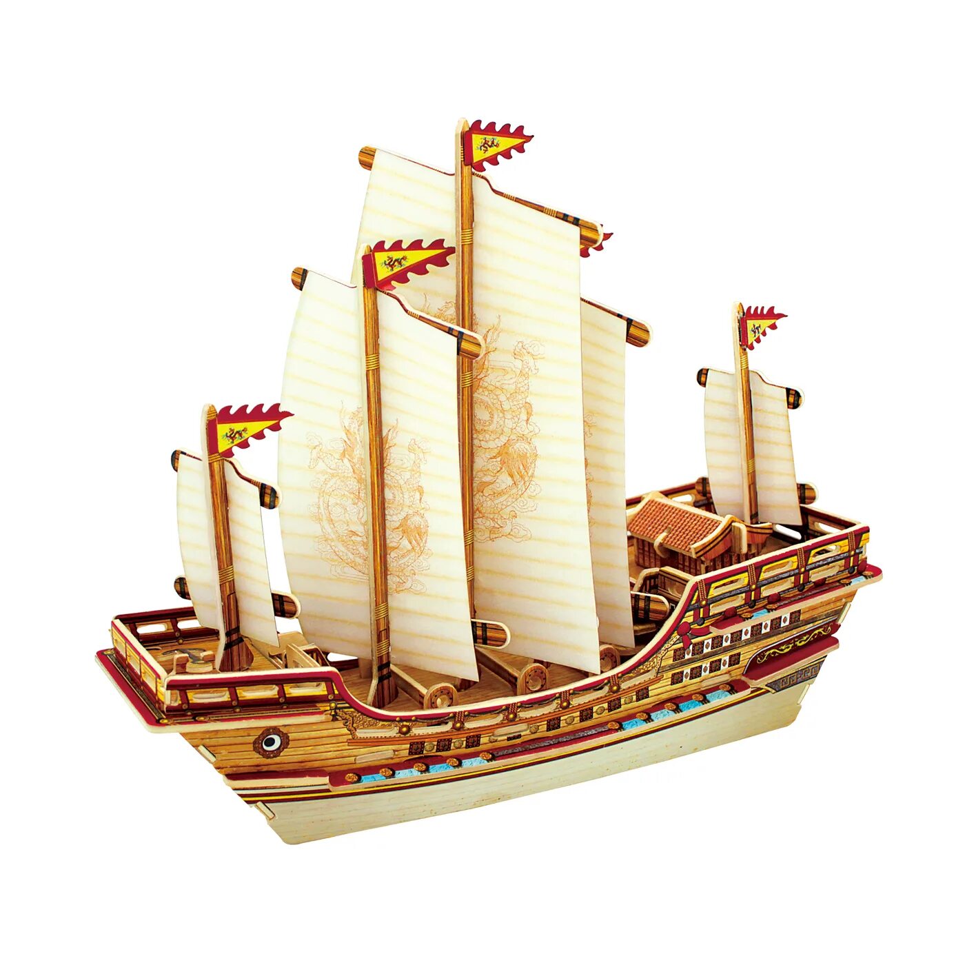Сборная модель Robotime китайский корабль. 3д пазл корабль Зилипо. Деревянный пазл 3d кораблик. Чжэн Хэ корабль. Сборный корабль из дерева купить
