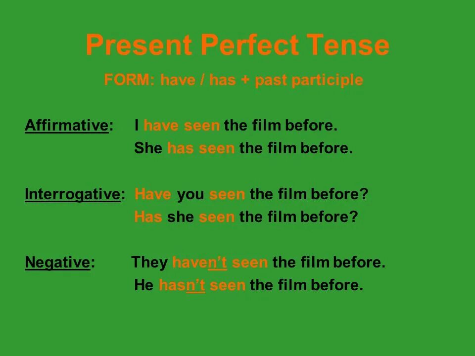 Present perfect структура предложения. Present perfect выучить правило. Present perfect отрицание правило. Present perfect Tense предложения.