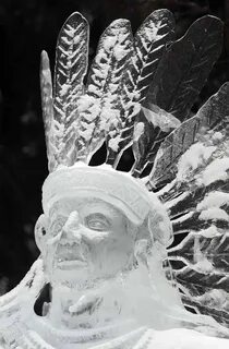 A work of art ice