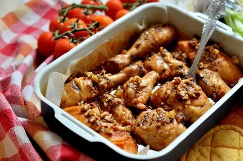 Как называется курица с грецкими орехами