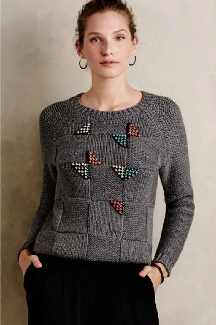 Оригинально спицами. Оригинальный свитер. Дизайнерские свитера. Необычные вязаные кофты. Джемпер необычный.