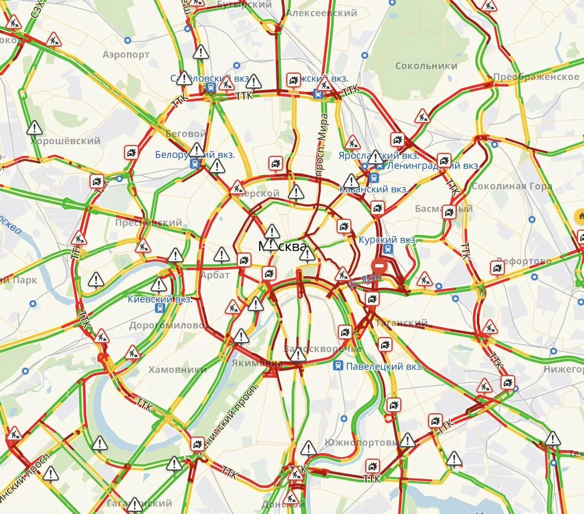 Пробки сегодня по часам. Карта дорог Москвы пробки. Карта МКАД пробки. Московские пробки на карте.