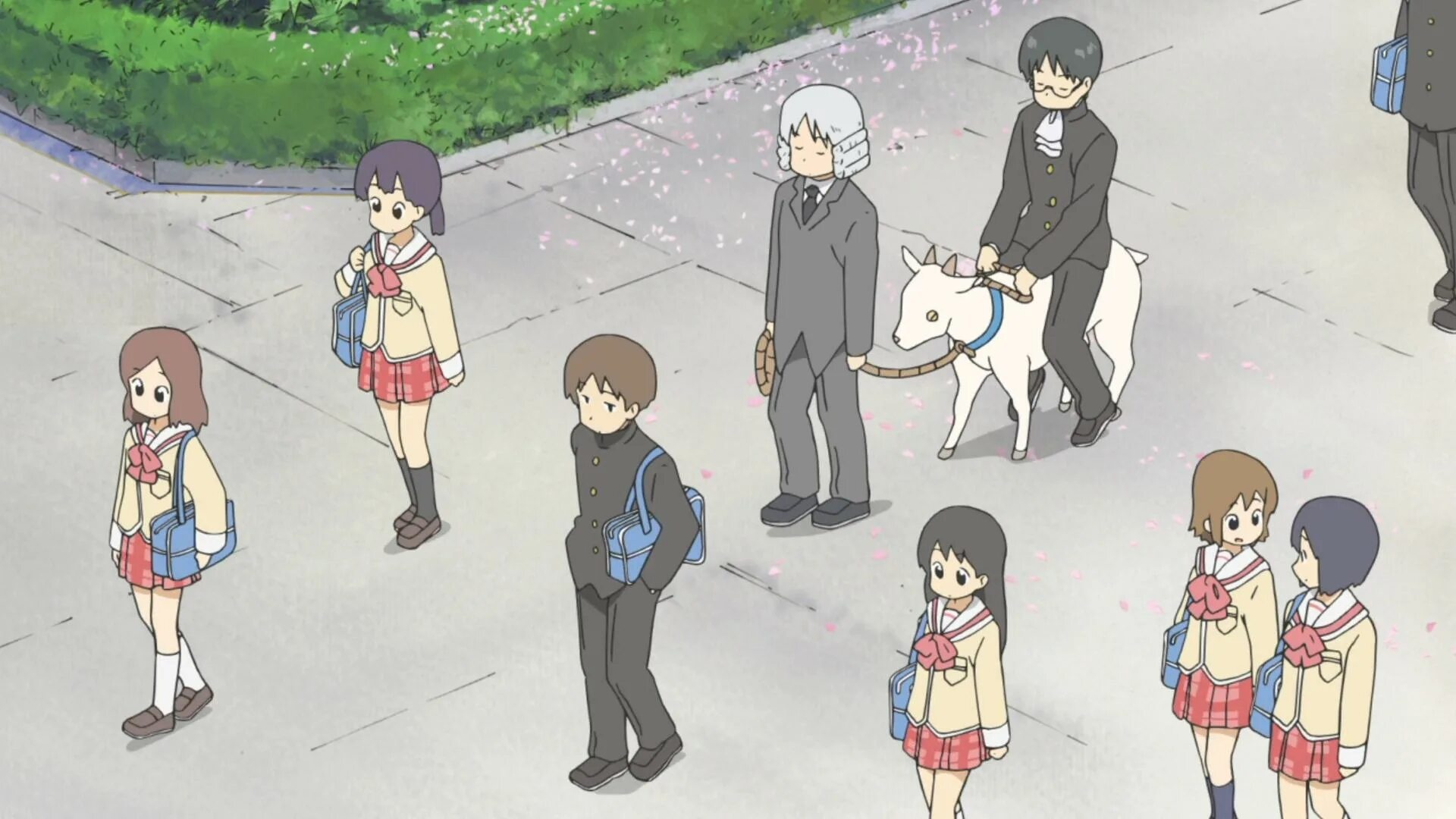 Мелочи жизни 2024. Мелочи жизни Nichijou. Nichijou козел.