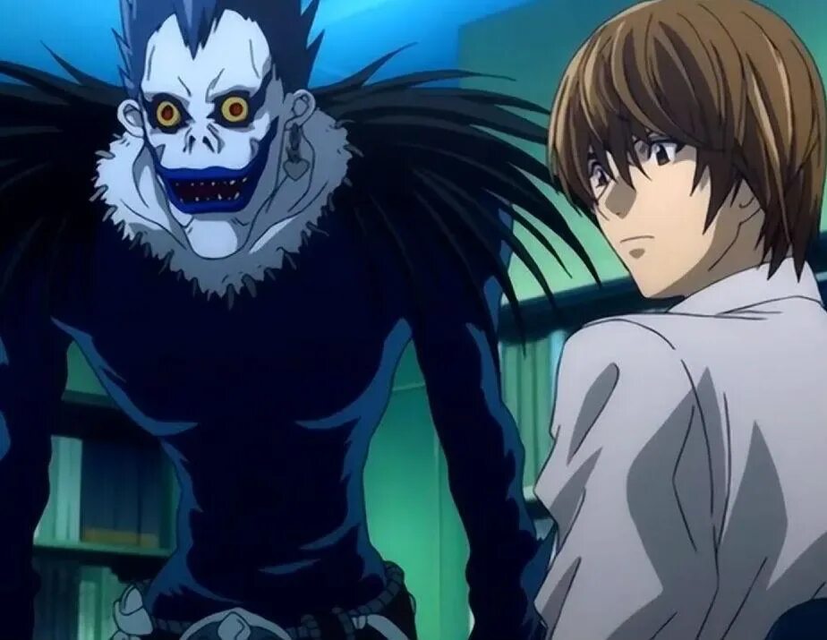 Рюк тетрадь смерти. Тетрадь смерти 2006 рюк и Лайт. Death Note рюк. Другая тетрадь смерти