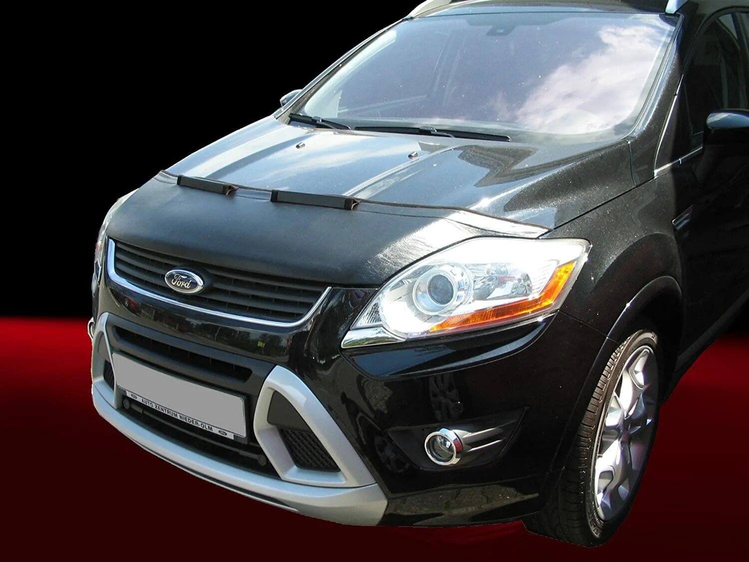 Дефлектор капота Ford Kuga 1. Дефлектор капота Форд Куга 2. Дефлектор капота Ford Kuga 1 (2008-2013). Реснички на Ford Kuga 1.