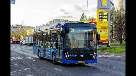 Маршрут 53 электробус